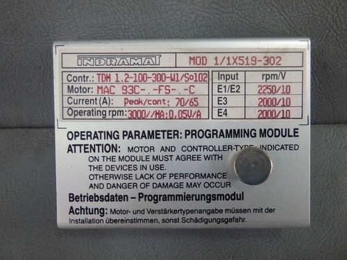 Mod11x519302 indramat - ,
