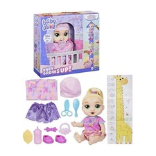 Baby Alive Bébé grandit LaLa GooGoo, coffret poupée interactive, avec plus de 75