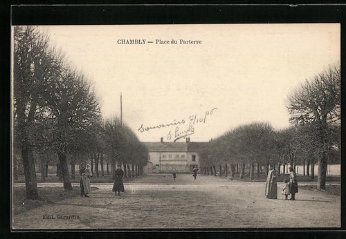 Cpa chambly place parterre - place, du