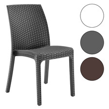 Fauteuil En Plastique Grand De Jardin Extérieur 56×54×79h Cm Rattan