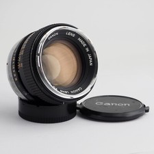 Canon FD 50 mm f/1.4 silver / chrome nose (fungus)