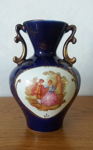 Vase porcelaine décor - vase,