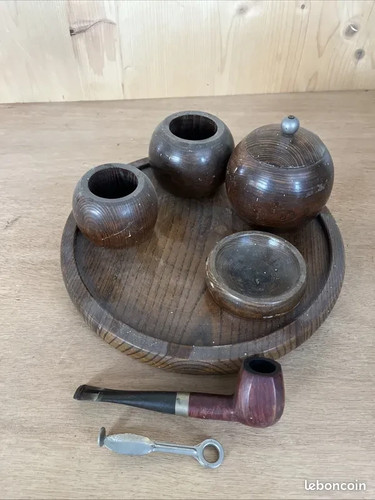 Ensemble tabac pipe - ensemble, vintage