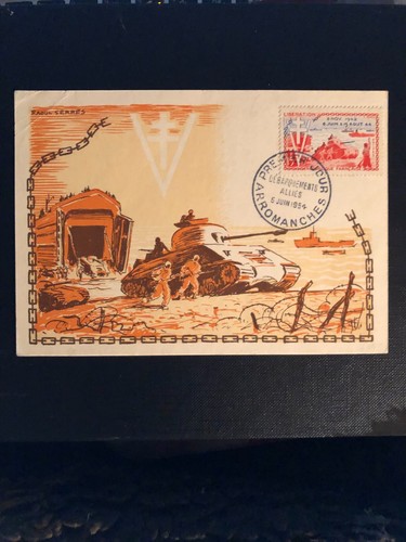 Carte 1er jour - , 10ème