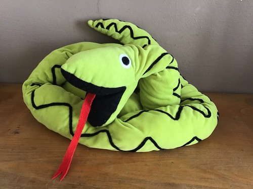 Grande peluche serpent vert - grande,