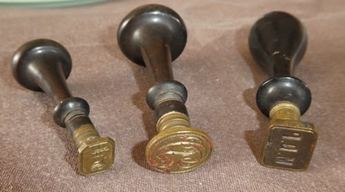 Cachets sceaux anciens en - 3,