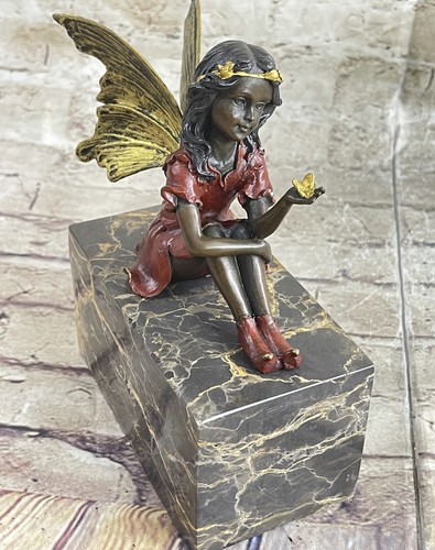 Statue ange fée bronze - statue,