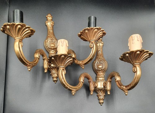 Ancienne paire appliques - paire, d'appliques