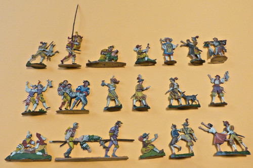Plats étain zinnfiguren - -,