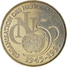 Monnaie, France, ONU, 5