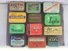 Anciennes boîtes de pastilles