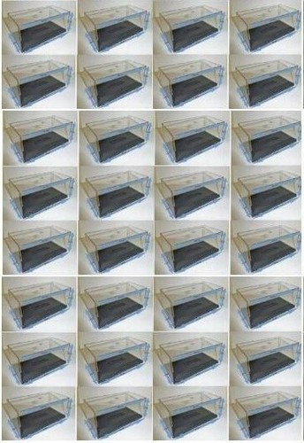 Lot boites vitrine socle - lot,