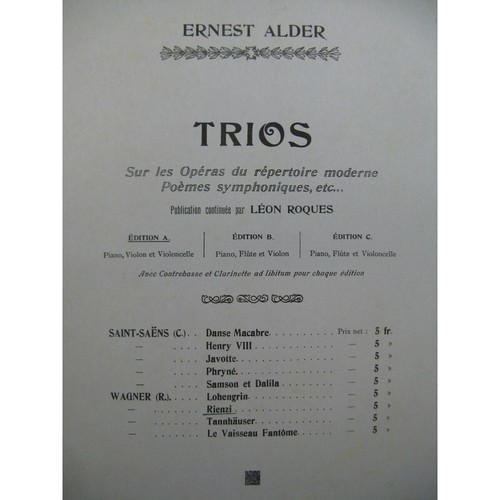 Roques léon trio sur - roques, rienzi