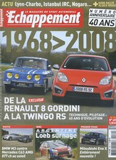 ECHAPPEMENT n°489 05/2008 De la R8 GORDINI à la TWINGO RS BMW M3 AMG C63 WRC ARG