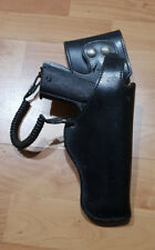 Etui cuir holster + Porte-chargeur Gendarmerie Police MasG1 Colt45 Mac50 Béretta
