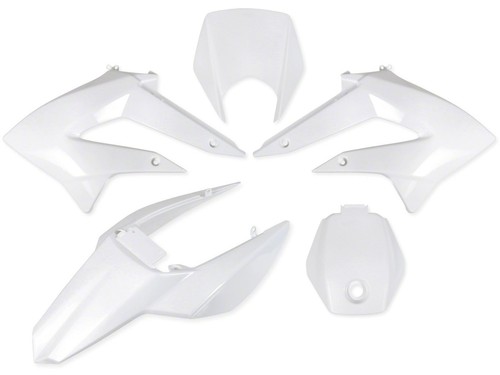 Kit carénages blanc derbi - kit,