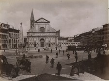 Italy Florence Piazza Santa