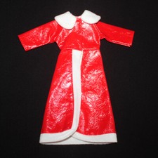 Manteau rouge vintage pour