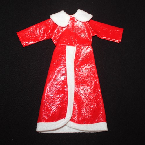 Manteau rouge vintage pour