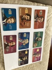 Lot de  8.  télécartes les grandes figures des télécommunications.
