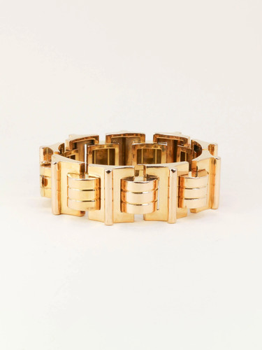 Bracelet tank jaune - bracelet,