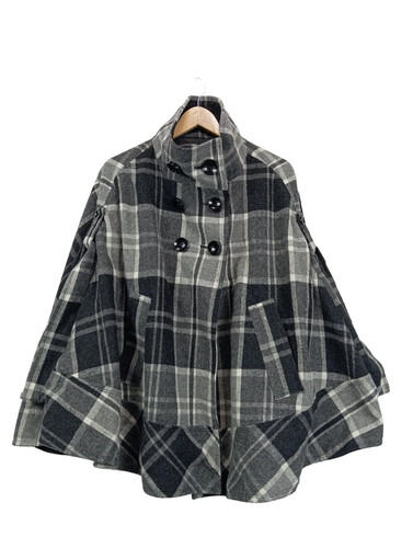 Zara poncho femme gris casual - zara,