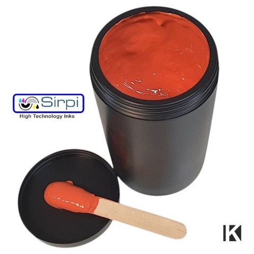Encre sérigraphie orange - encre,