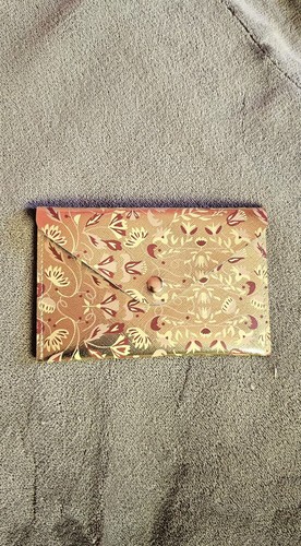 Pochette enveloppe fleurie