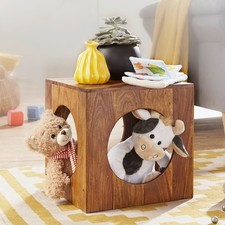 FineBuy Table d'appoint Bois