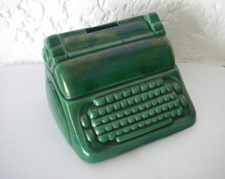 parfaite ancienne TIRELIRE à casser en céramique MACHINE A écrire  saint clément