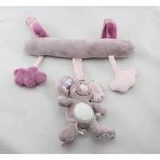 Mobile Arche d'activités doudou souris mauve rose fleurs Nina NOUKIE'S - 18504