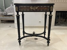 Table “travailleuse” (meuble à couture) antique datant XIX