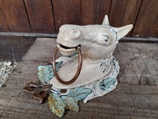 anneau d'attache cheval équitation haras équestre ancien