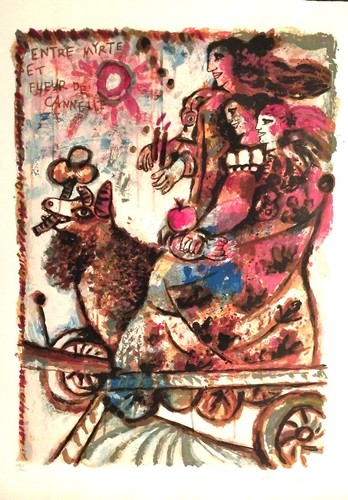 Lithographie signée de - lithographie,