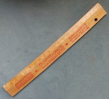 Ancienne règle en bois