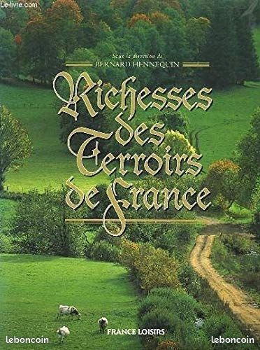 Livre richesses des terroirs - des,
