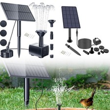 Fontaine de Jardin Pompe à Eau Solaire Espace Extérieur Conversion Énergie Ef