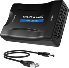 Convertisseur Vidéo Audio 720P/1080p PÉRITEL Vers HDMI  Adaptateur HD TV DVD