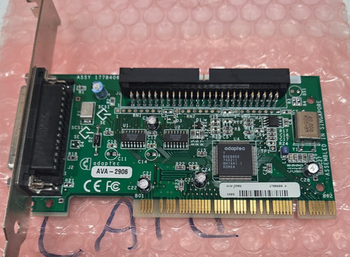 Adaptec ava 2906 pci - adaptec, scsi