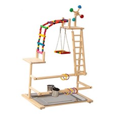 Aire de jeux pour oiseaux avec