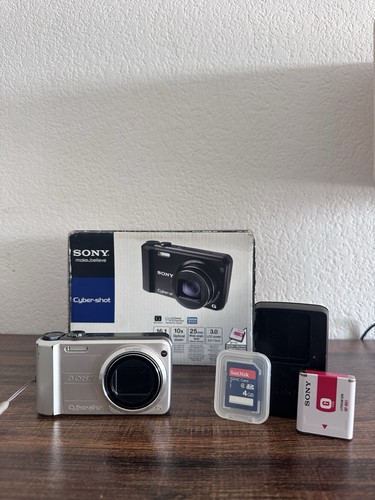 Sony cyber shot dsc - cyber-shot, silver
