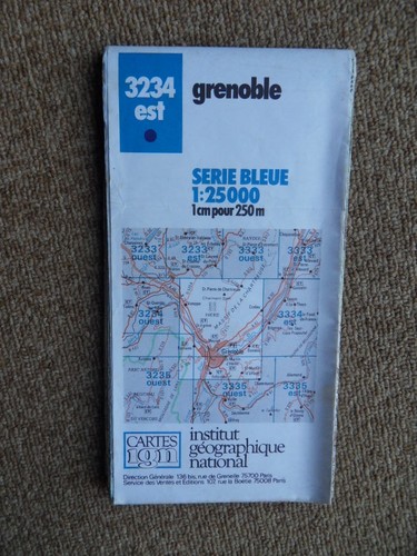 524 carte ign série bleue - ign,