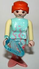 PLAYMOBIL 5002 4813 5028 5884 PERSONNAGE SIRENE AVEC LYRE BLEUE MER OCEAN