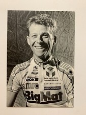 CARTE PHOTO CYCLISME - BIG MAT AUBER 93 - SAISON 2000 - DENIS LEPROUX