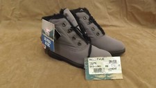 Vtg Bellevue SOREL sz 8.5 Gray Ankle Boots Shearling Lined Laurentian Collection