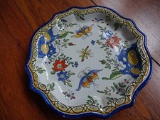 BELLE ASSIETTE EN FAIENCE DE