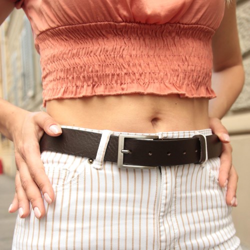 Femme ceinture cuir marron - femme,