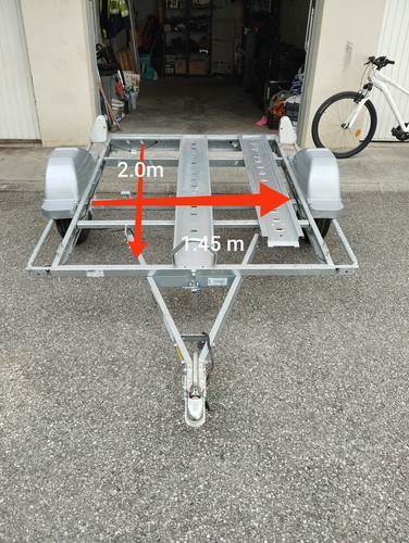 Remorque porte motos - porte, 2