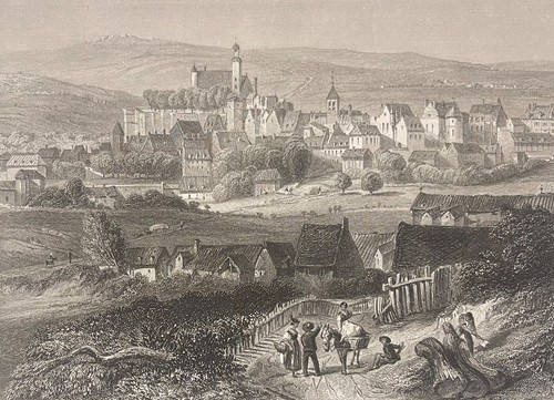 Montluçon allier gravure - allier, par