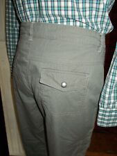Pantalon randonné femme coton kaki COLUMBIA 14US 46FR multi poches VP13